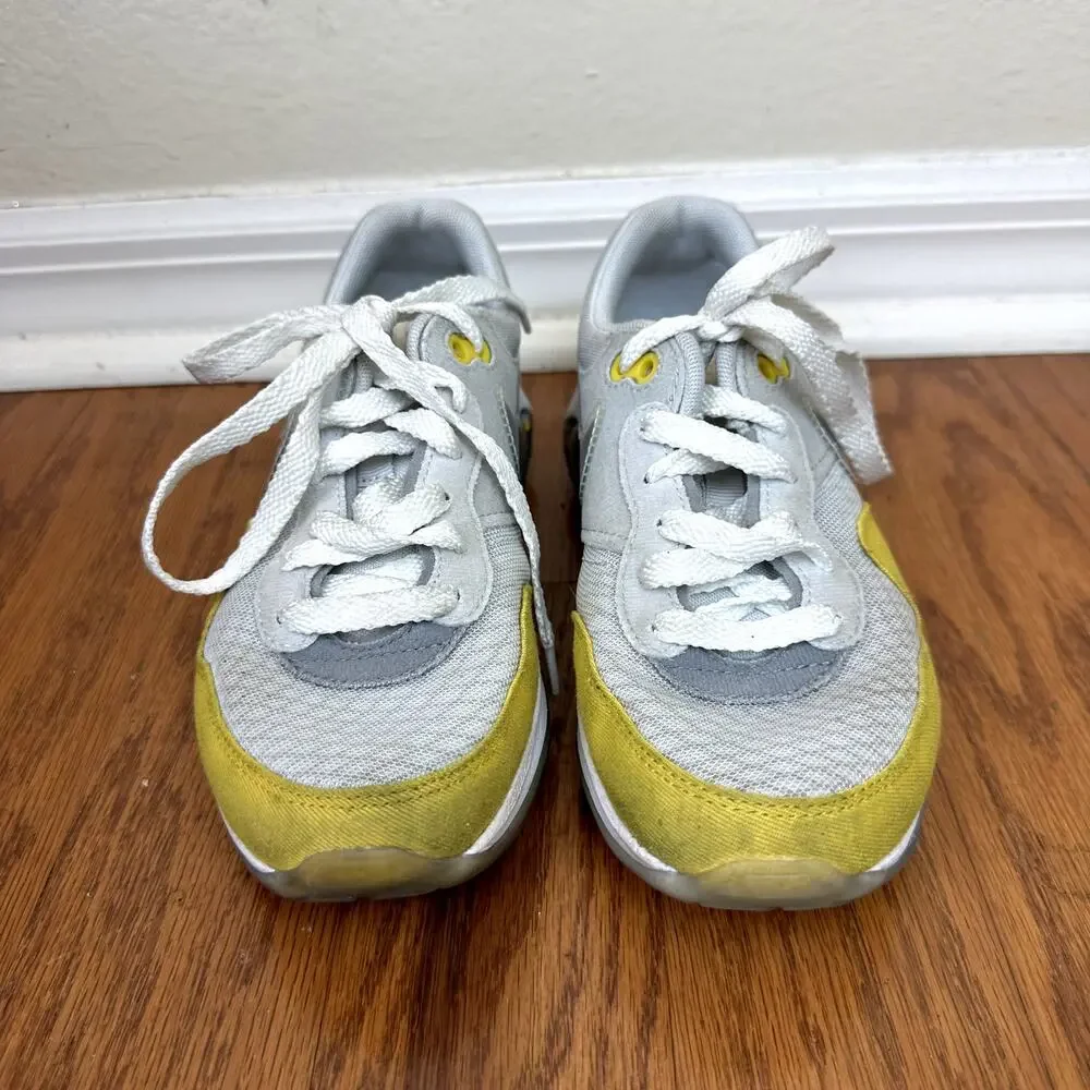 KIDS Nike Air Max Motif DH9388 Photon Dust Athletic Running Shoes 3.5Y BOY GIRL